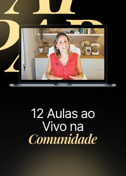 12 aulas ao vivo na Comunidade
